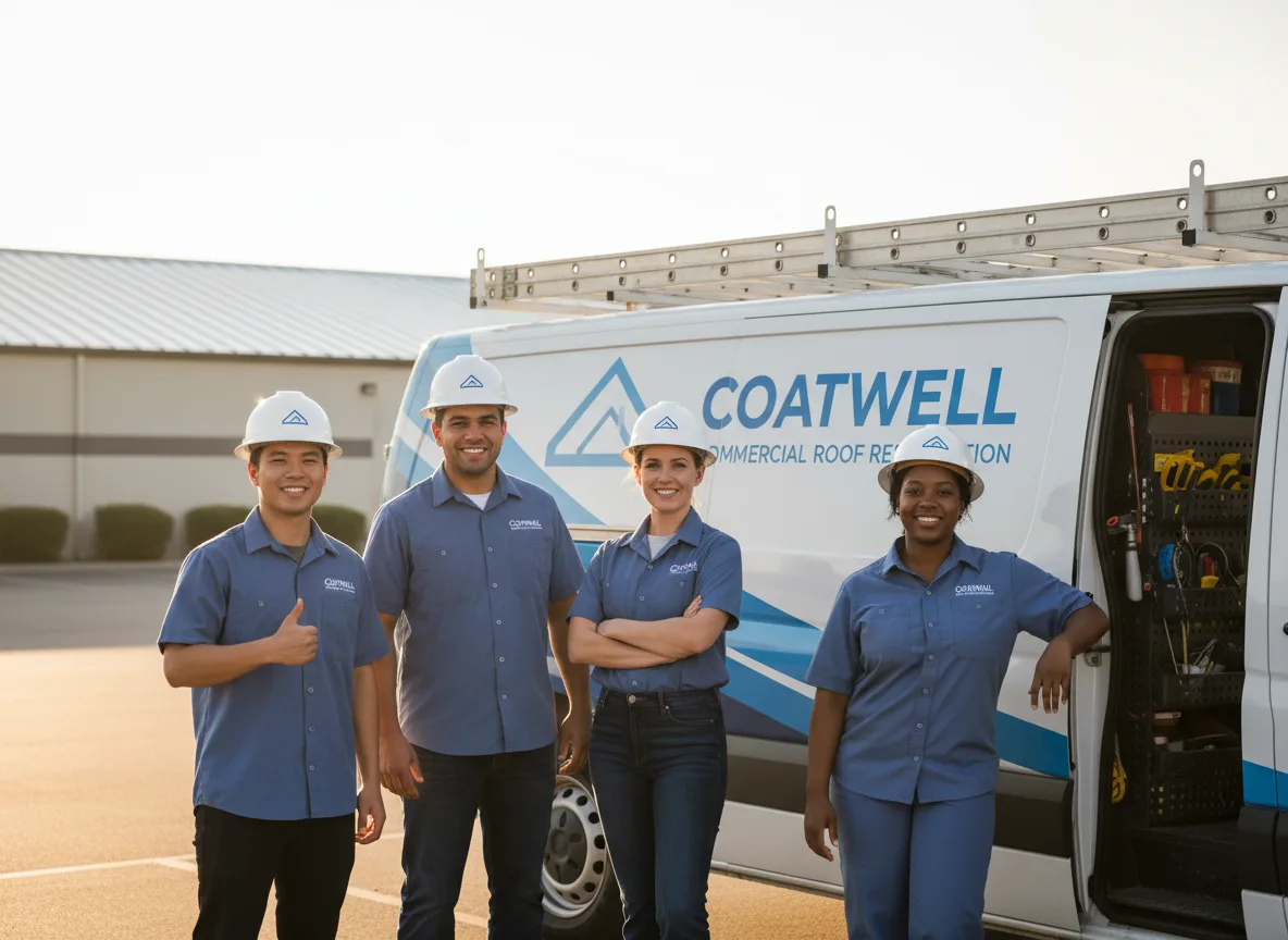 Commercial roof coating company in Humarock, MA